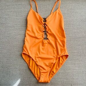 Seafolly Active Ring Front Maillot, NWOT